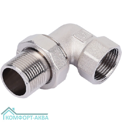 Zeissler американка угловая 1/2 В×Н латунь CW617N, ZSr.165.0504