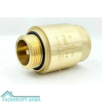 TIM JH-1012A клапан обратный усиленный В×Н (направление от НР) 1 латунь CW617N