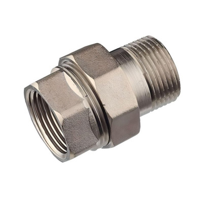 Vieir американка прямая В×Н 1 латунь CW617N никель, HJSN55