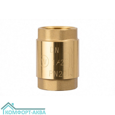 TCM EURO WP0624 клапан обратный В×В 1/2 латунь CW617N