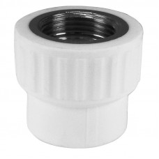 Valfex Standard муфта комбинированная ВР 20×1/2 PPR/латунь ЛС-59-1, белый, 10129020