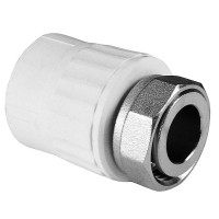 Valfex Standard муфта НГ 20×3/4 PPR/латунь ЛС-59-1, белый, 10139120