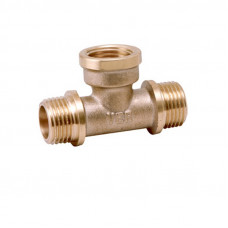 Vieir тройник переходной Н×В×Н 3/4×1/2×3/4 латунь CW617N, THFH434