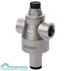 KOER 1251 KR5172 редуктор давления поршневой латунь никелированная ВР 1", 3-15 бар