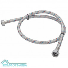 ZERIX гибкая подводка 150см В×В 1/2×1/2 ПВХ, сталь нержавеющая