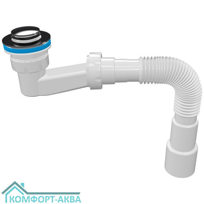 Aquanova 1650 сифон для душевого поддона click-clack V-образная форма, 40/50 мм