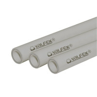 Valfex труба армированная PPR/PPR-AL/ PPR 32 мм SDR6 PN25 серый 4 м