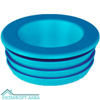 Aquanova 7061 манжета переходная 40×50 мм, резина, голубой