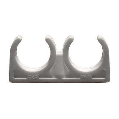 Valfex Standard опора двойная без защелки 20-20 PPR, серый, 10161020Г