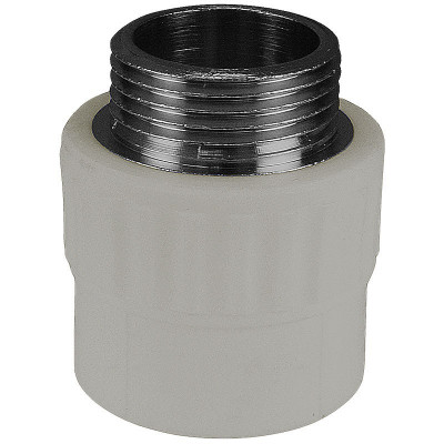 Valfex Standard муфта комбинированная НР 25×1 PPR/латунь ЛС-59-1, серый, 10130225Г