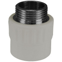Valfex Standard муфта комбинированная НР 32×1/2 PPR/латунь ЛС-59-1, серый, 10130232Г