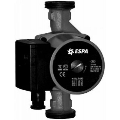 Espa RA1-S 25-40-180 насос циркуляционный 25-180  4 м, без гаек