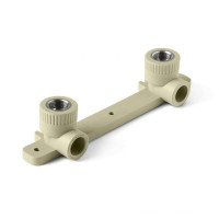 Valfex Standard планка под смеситель ВР 25×1/2 PPR/латунь ЛС-59-1, серый, 10124025Г