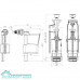 АНИ Пласт Эконом WC6050M арматура смывного бачка унитаза, боковая подводка 1/2" кнопка 1 шт хром