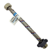 Stemix Pro гибкая подводка 150 см В×Н 1/2×1/2 в оплетке из нержавеющей стали STM-PRO 0150