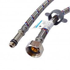 Stemix Pro гибкая подводка 80 см В×М10 1/2×М10 35 мм в оплетке из нержавеющей стали STM-PRO 0156