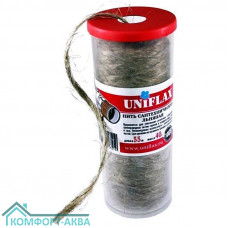 UNiFLAX 02500 нить сантехническая льняная г, 55 м