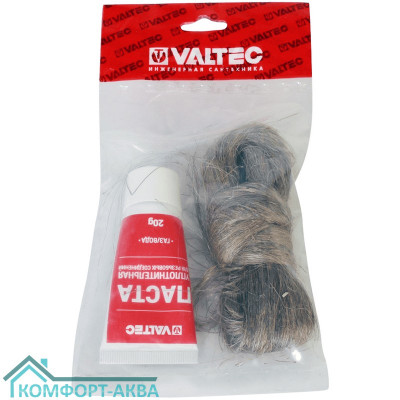 Valtec VT.M.K.01 №1 паста уплотнительная со льном, паста 20, лён 10 г