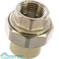 Alpha американка ВР 20×1/2 PPR/латунь ЛС59-1 серый