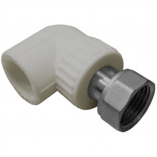 Valfex Standard угольник НГ 25×3/4 PPR/латунь ЛС-59-1, серый, 10138025Г