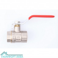 ТСМ WP0587 кран шаровой В×В 1/2 PN25 рычаг красный