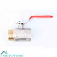 ТСМ WP0542 кран шаровой В×Н 1 PN25 рычаг красный