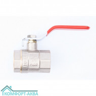 ТСМ WP0588 кран шаровой В×В 3/4 PN25 рычаг красный