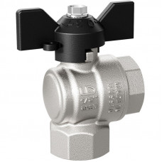 LD Pride LD 47.200.25 кран шаровой угловой В×В 1 PN40 бабочка черный