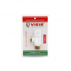 Vieir VER36-F кран для сантехприборов угловой Н×Н 1/2×1/2 PN бабочка