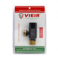 Vieir VER36-C кран для сантехприборов угловой Н×Н 1/2×1/2 PN10 рычаг