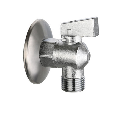 Vieir VER33 кран шаровой угловой Н×Н 1/2×1/2 PN10 бабочка