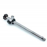 TIM W-HF0225 кран незамерзающий для стен Н×Н 1/2×3/4 PN маховик черный 250