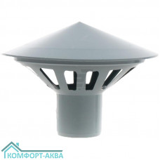 EUROPLAST зонт вентиляционный ⌀50 мм серый