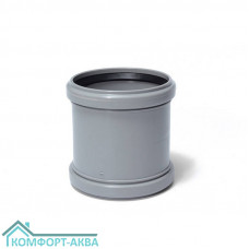 EUROPLAST муфта ⌀110 мм серый