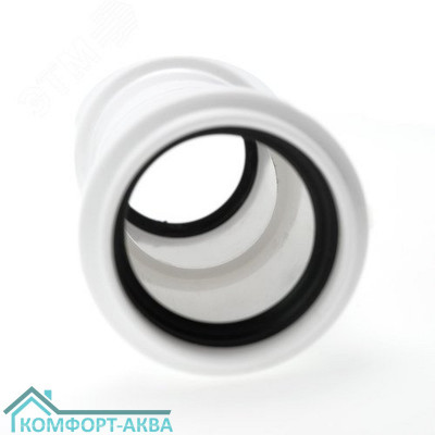 EUROPLAST муфта ⌀32 мм белый
