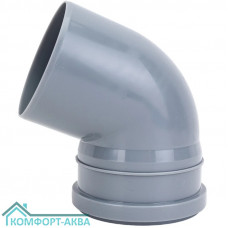 EUROPLAST отвод ⌀110 мм 67° серый