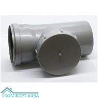 EUROPLAST ревизия ⌀110 мм серый