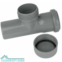 EUROPLAST ревизия ⌀50 мм серый