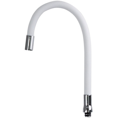 Stemix STM-55 WHITE излив для кухни гибкий гибкий белый 550 мм