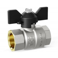 LD Pride LD 47.300.25 кран шаровой прямой В×В 1 PN40 бабочка черный