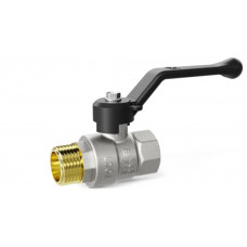 LD Pride LD 47.303.20 кран шаровой прямой В×Н 3/4 PN40 рычаг черный