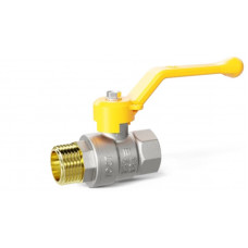 LD Pride LD 47.353.15 кран шаровой прямой В×Н 1/2 PN40 рычаг желтый