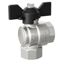 LD Pride LD 47.200.15 кран шаровой угловой В×В 1/2 PN40 бабочка черный