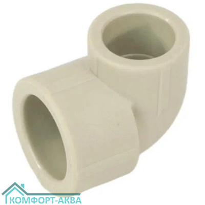 Valfex Standard угольник переходной 90° 25×20 PPR серый, 10116025Г