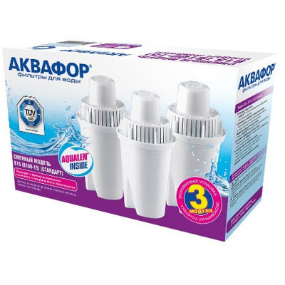 Аквафор картридж для фильтра-кувшина 203051 В15 (В100-15) 3 шт